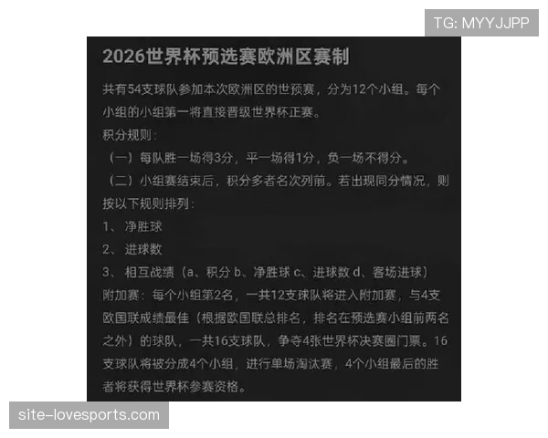 2026世界杯第三名怎么争晋级 2026世界杯第三名怎么争晋级